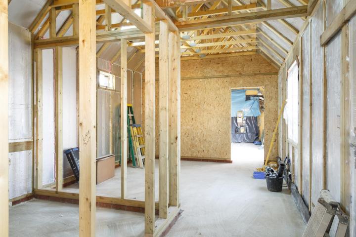 Construction d'extension de maison en bois, Pau